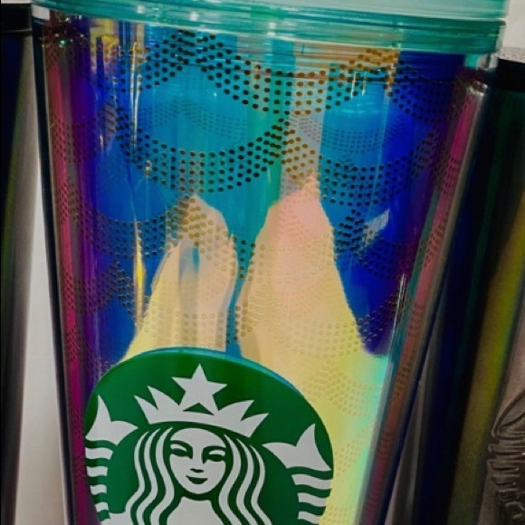Starbucks Geo Scales and Black Glitter Tumbler. - Picture 5 of 9
